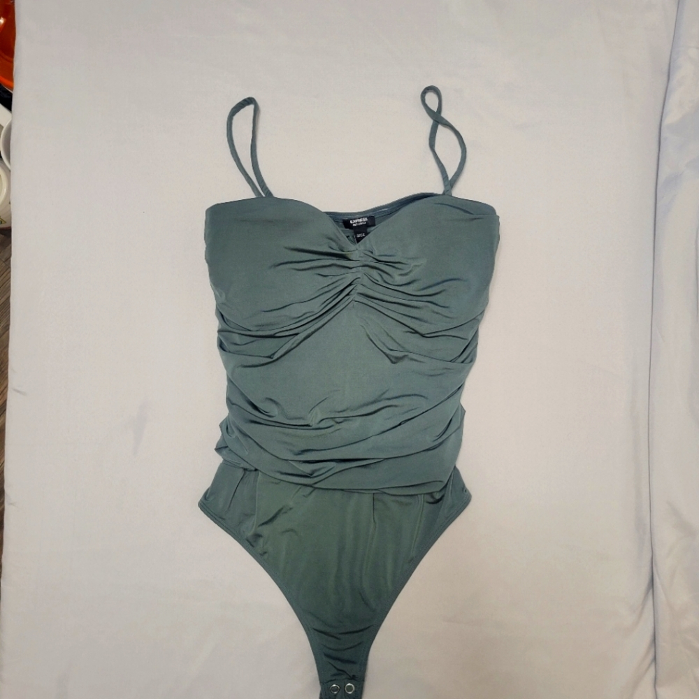 Green Size Small Express Bodysuit